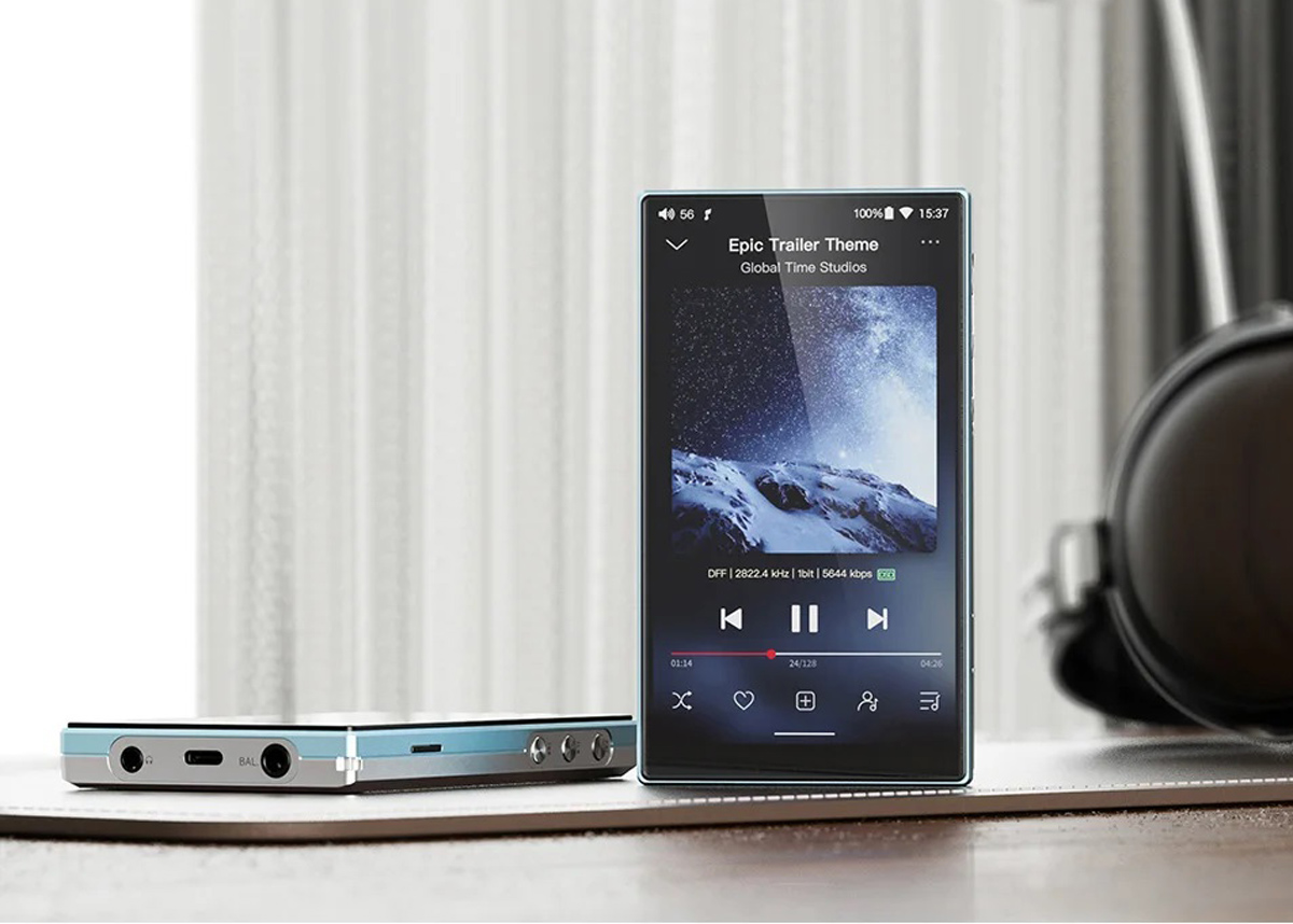 オマケ付♪FIIO JM21 blue DAP FiiO JM21 sky blue - Przenośny odtwarzacz Hi-Res